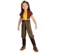 Rubies - Déguisement Luxe Officiel - Raya et le dernier dragon, enfant, I-300163L, Taille L 7 à 8 ans, Marron