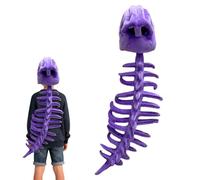 Déguisement Réaliste - Costume De Squelette De Dinosaure, Tenues De Déguisement Sonore Pour Des Performances Sur Scène Créateurs De Contenu Événements Thèmes Conventions Comiques Masquerade Maison