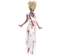 Déguisement Reine de la Promo Zombie - SMIFFY'S - Taille 44/46 - Robe Tachée de Sang et Déchirée