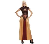 Déguisement Reine des Dragons - Game Of Thrones - Femme - Robe Marron Multicolore M