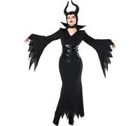 déguisement reine diabolique maléfique ado - 14/16 ans - noir - boland 84035 Noir G