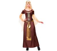 Déguisement Reine Viking Femme Small Marron