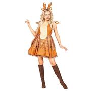 Déguisement Renne Femme - Taille: M Marron