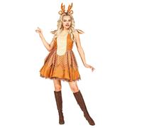 Déguisement Renne Femme - Taille: Xs Marron