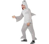 Déguisement Requin Enfant, Taille 10 À 12 Ans Gris