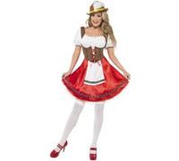 Deguisement Robe Bavaroise Rouge - Rouge - M rouge G