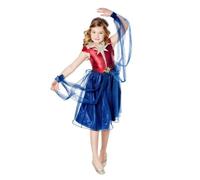 Déguisement Robe Captain Marvel Premium Fille Bleu
