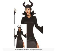 Déguisement Robe De Sorcière Gothique Halloween Fée Méchante Noire