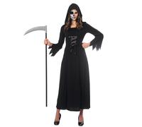 Déguisement Robe Faucheuse Sombre Femme Noir
