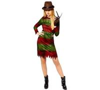 déguisement robe freddy kruger femme - m/l - rouge - amscan 9912550 Rouge G