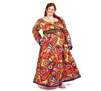 Déguisement robe hippie grande taille femme XXXL