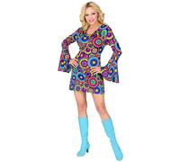 Déguisement Robe Hippie Psyché Femme Multicolore