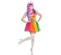 déguisement robe licorne flashy femme - l - multicolore - widmann 07563 Multicolore G