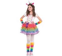 déguisement robe licorne multicolore fille - 3/4 ans - blanc - amscan 846858-55 Multicolor G