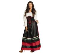Déguisement Robe Longue Bavaroise Femme - Taille: S (36/38) Noir