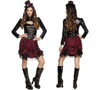 déguisement robe mrs steampunk femme - m/l - noir - boland 83673 Noir