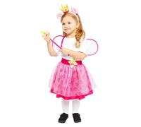 amscan - Costume enfant Peppa Wutz, fée, princesse, avec ailes, carnaval, Pink, White, 104