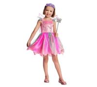 Déguisement Robe - RIETHMULLER - Disney Fairy - 3/5 ans - Rose - Inclus: Serre-tête et bâton de fée
