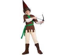Deguisement Robin des Bois Enfant: Costume de Archer Robin des Bois pour Enfants Garçons - Déguisement Chasseur pour Carnaval Mardi Gras Carnival Cosplay (XL)
