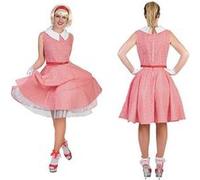 Déguisement Rock'n Roll Rouge Adulte | S/m | Rouge | 508383 36-38 Funny Fashion S/M - 508383 36-38 Funny Fashion Rouge G
