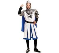 Déguisement - Roi Arthur Médiéval - Casaque, Cape, Ceinture - Taille M-L - Homme M