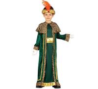Déguisement Roi Mage Balthasar Vert Enfant - GUIRMA, S.A. 3 ans
