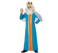 Déguisement Roi Mage Bleu Enfant - Taille: 7-9 Ans (130-145 Cm) Bleu