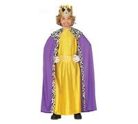 Déguisement Roi Mage jaune enfant 5-6 ans