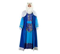 EUROCARNAVALES Déguisement Roi Mage luxe bleu Melchior adulte - Bleu - M/L (52)