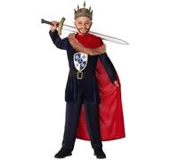 Déguisement Roi Médiéval Bernard pour garçon - ANGEL TOMAS - Noir - 10 ans 10 ans