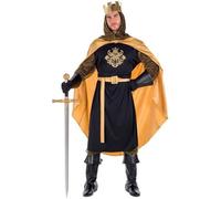 Déguisement roi médiéval pour homme M