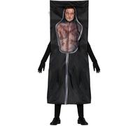 FIESTAS GUIRCA Costume Sac pour Cadavres - Morgue Cadavre Déguisement d'Halloween Homme Taille 52-54 L