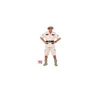 Widmann – Déguisement Safari – chemise, short et ceinture – Taille L Marron