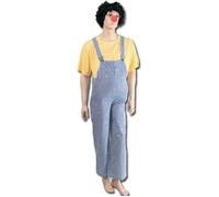 Costume Salopette Coluche Bleu