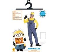 Déguisement Salopette Moi Moche Et Méchant + Accessoire Minion Dave, Taille M jaune G