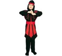 déguisement samouraï garçon - 5/6 ans - noir - guirca 81251 Noir G