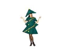 Déguisement sapin décoré humoristique femme Noël taille unique