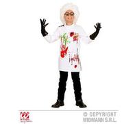 Déguisement Scientifique Fou (5/7 Ans) Blanc