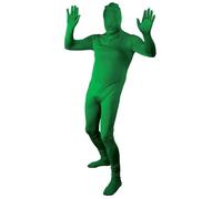 Déguisement Seconde Peau Uni Adulte - PTIT CLOWN - KOLALAPO - Vert - Intérieur - 95% Polyester, 5% Spandex M