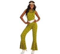 déguisement seventies combi groovy vert femme - l - vert - widmann 008913 Vert