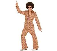 W WIDMANN MILANO Party Fashion - Costume Costume des années 70, veste et pantalon, hippie, reggae, flower power, disco fever, costumes de carnaval