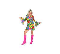 W WIDMANN MILANO Party Fashion - Costume style groovy des années 60, hippie, costume de carnaval