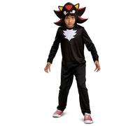Déguisement Shadow Sonic Enfant - Taille: 7 - 8 Ans (124 - 136 Cm) Noir