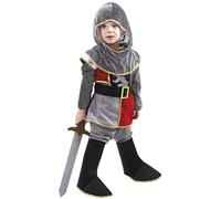 BOLAND Déguisement bébé chevalier Sir Templeton Blanc Facile à enfiler 3-4 ans (96-104 cm)