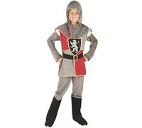 Boland 82136 - Costume enfant Sir Templeton, chevalier, médiéval, armoiries sur la poitrine, coiffe, manchettes pour bottes, Carnaval, Mardi gras, Fête à thème