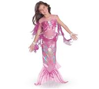 Déguisement sirène des mers rose fille 5-6 ans
