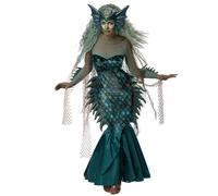 Déguisement Sirène Malfaisante Femme - Taille: L (42/44) Bleu