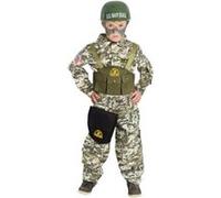 déguisement soldat américain navy garçon - 5/6 ans - vert - chaks c4083116 Vert G