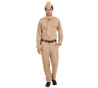 Déguisement soldat américain - WIDMANN - 211908 - Pantalon, Chemise, Chapeau - Mixte - 18 ans S
