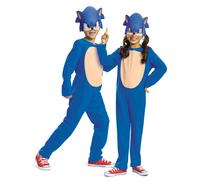 Déguisement Sonic Basique Enfant - Taille: 3 - 4 Ans (97 - 109 Cm) Bleu
